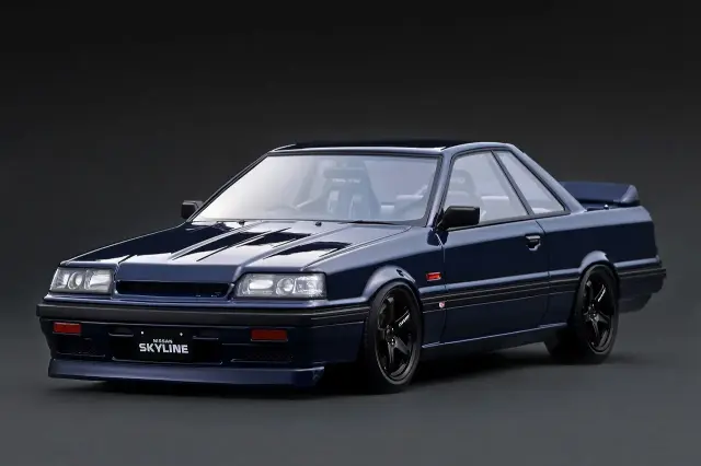 [予約l] イグニッションモデル 1/18 ニッサン スカイライン GTS-R (R31) ブルーブラック　IG4009