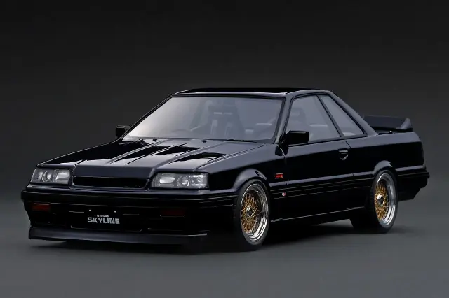 [予約l] イグニッションモデル 1/18 ニッサン スカイライン GTS-R (R31) ブラック　IG4011