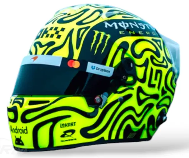 [予約] BELL  1/2 ヘルメット L.ノリス マクラーレン MCL40 2026　4100551