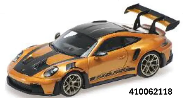 予約] ミニチャンプス 1/18 ポルシェ 911 (992) GT3 RS 2023 ゴールド
