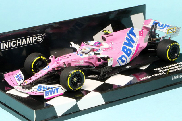 ミニチャンプス 1/43 BWT レーシング ポイント F1チーム メルセデス RP20 オーストリアGP 2020 L.ストロール　417200118