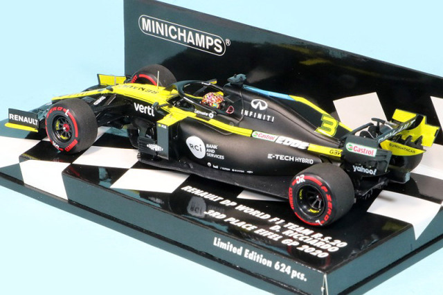ミニチャンプス 1/43 ルノー DP ワールド F1チーム R.S.20 アイフェル