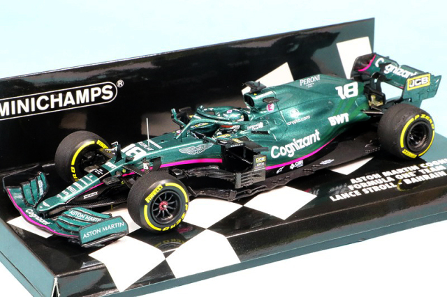 ミニチャンプス 1/43 アストン マーチン AMR21 バーレーンGP 2021 L.ストロール　417210118