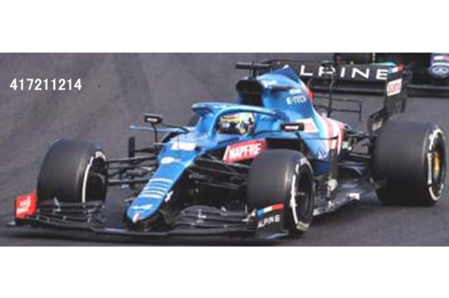 [予約] ミニチャンプス 1/43 アルピーヌ F1チーム A521 ハンガリーGP 2021 F.アロンソ　417211214