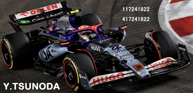 [予約] ミニチャンプス 1/18 ビザ キャッシュ RB VCARB 01 角田裕毅 シンガポールGP 2024　117241822