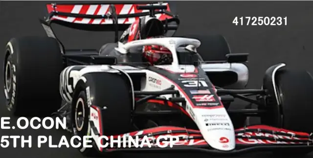 [予約] ミニチャンプス 1/43 ハース VF-25 エステバン オコン 中国GP 2025 5位入賞　417250231