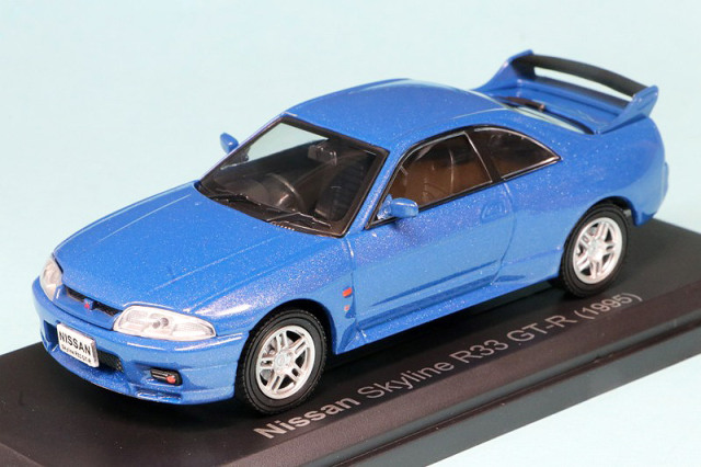 ノレブ 1/43 ニッサン スカイライン R33 GT-R 1995 ブルー　420184