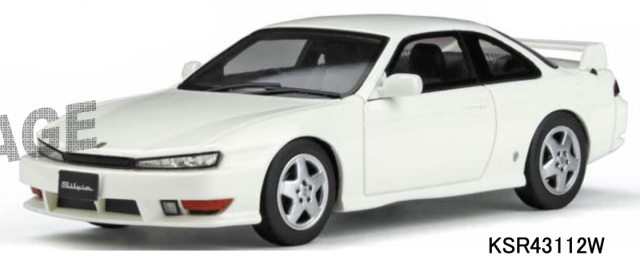 [予約] 京商 1/43 ニッサン シルビア K's S14 ホワイト 限定1000台　KSR43112W