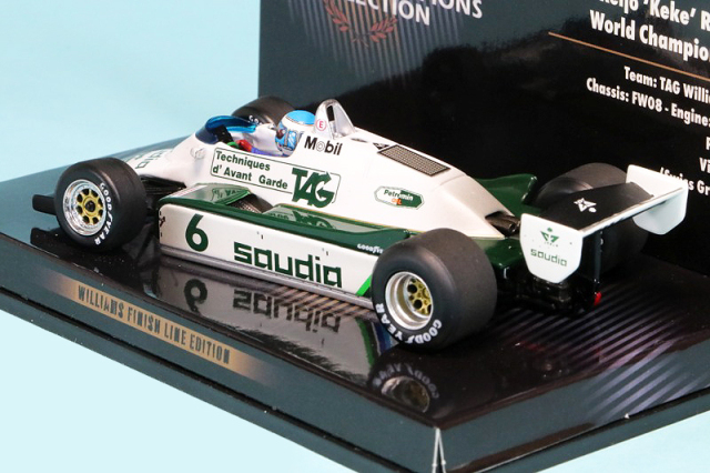 ミニチャンプス 1/43 ウィリアムズ FW08 フォード 1982 ワールドチャンピオン K.ロズベルグ ウェザリング仕様 436826606