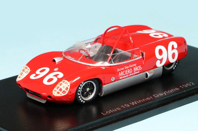 スパーク 1/43 ロータス 19 デイトナ 1962 Winner No.96　43DA62