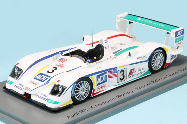 [予約] スパーク 1/43 アウディ R8 ルマン 24h 2005 Winner No.3　43LM05
