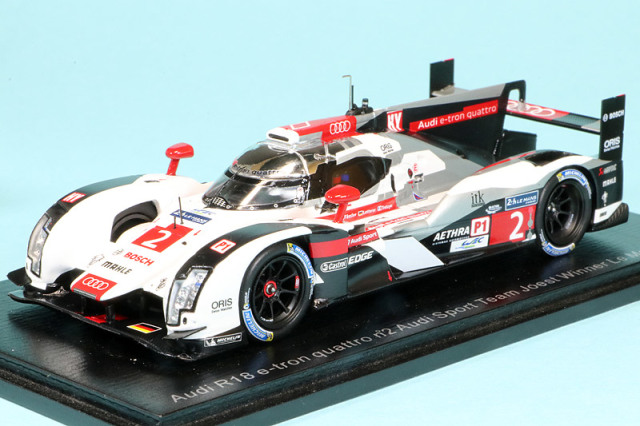 [再入荷]　スパーク 1/43 アウディ R18 e-トロン クワトロ ルマン 24h 2014 LMP1-H Winner No.2　43LM14