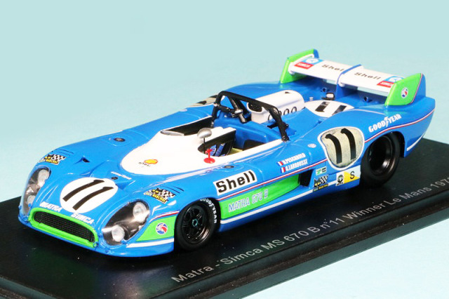 スパーク 1/43 マトラ シムカ MS670B ルマン 24h 1973 Winner No.11　43LM73
