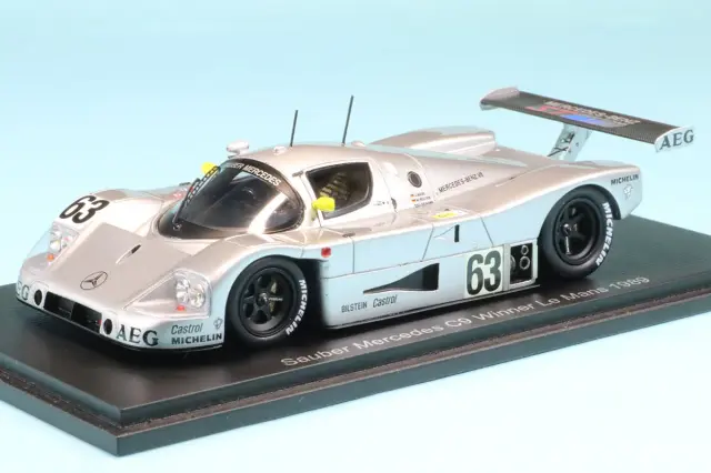 スパーク 1/43 ザウバー C9 No.63 ウィナー ル・マン 1989 J. マス - S. ディッケンス - M. ロイター　43LM89