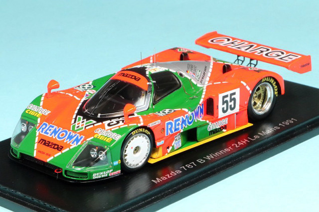 [再生産予約]　スパーク 1/43 マツダ 787B ルマン 24h 1991 Winner No.55　43LM91