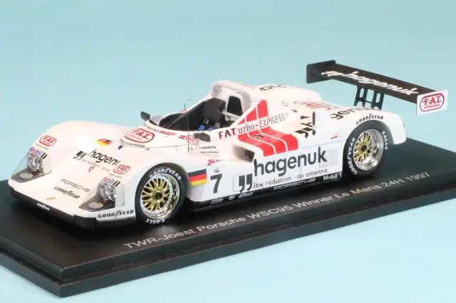 260429　スパーク 1/43 ヨースト WSC95 ポルシェ No.7 ヨースト・レーシング ルマン 1997 ウィナー M. アルボレート / S. ヨハンソン / T. クリステンセン　43LM97