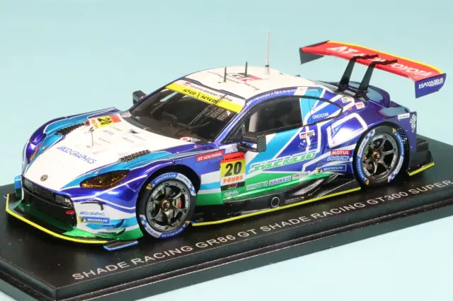 260424S　スパーク 1/43 SHADE RACING GR86 GT スーパーGT 2025 GT300 No.20 平中克幸 / 清水英志郎　43SGT25020