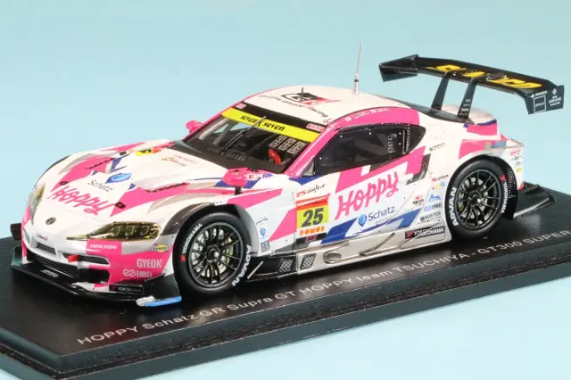 スパーク 1/43 HOPPY team TSUCHIYA HOPPY Schatz GRスープラ GT スーパーGT 2025 GT300 No.25 松井孝允 / 佐藤公哉 43SGT25025