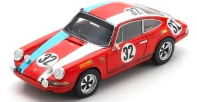 [予約] スパーク 1/43 ポルシェ 911 No.32 1968 スパ 24h ウィナー W. カウゼン／H. ケレナーズ／E. クレマー　43SPA1968