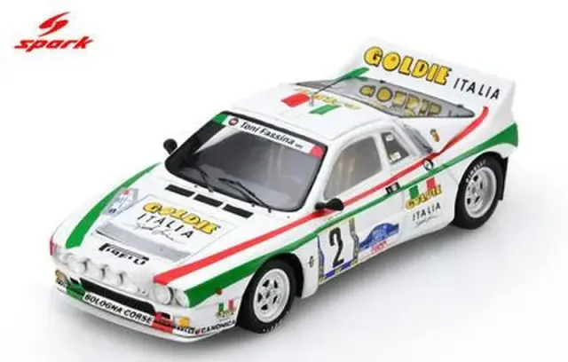 [予約] スパーク 1/43 ランチア 037 ラリー No.2 ウィナー タルガ・フローリオ・ラリー 1984 "トニー" - M.スゲドーニ　43TF84