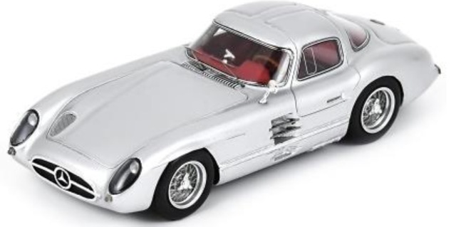 [予約] シュコー 1/43 メルセデスベンツ 300 SLR ウーレンハート クーペ 1955 シルバー　43U00049