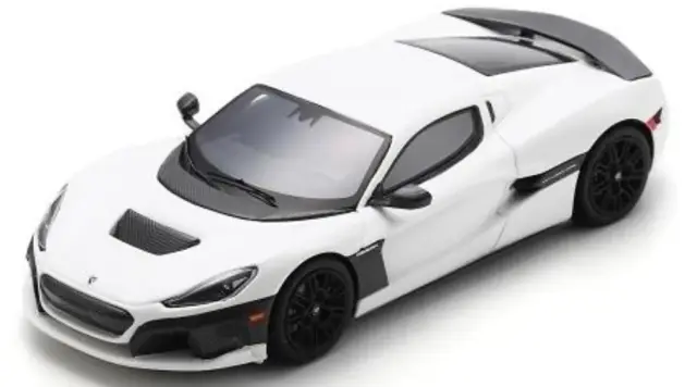 [予約] シュコー 1/43 リマック ネヴェーラ 2022 ホワイト　43U00073