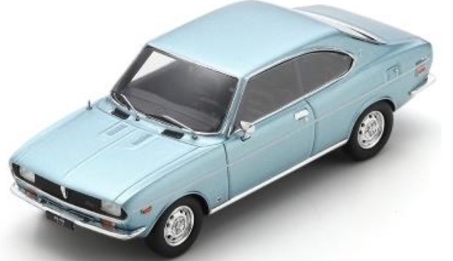 [予約] シュコー 1/43 マツダ RX-2 カペラ ロータリー クーペ 1970-1974 ライトブルー　43U00096