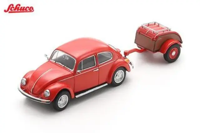 [予約] スパーク/シュコー 1/43 1979 VW ビートル ウェストファリア トレーラー付き　43U00178