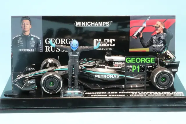 CLDC特注ミニチャンプス 1/43 メルセデス AMG W16  カナダGP  2025 G.ラッセル ウィナー　447251063CLDC