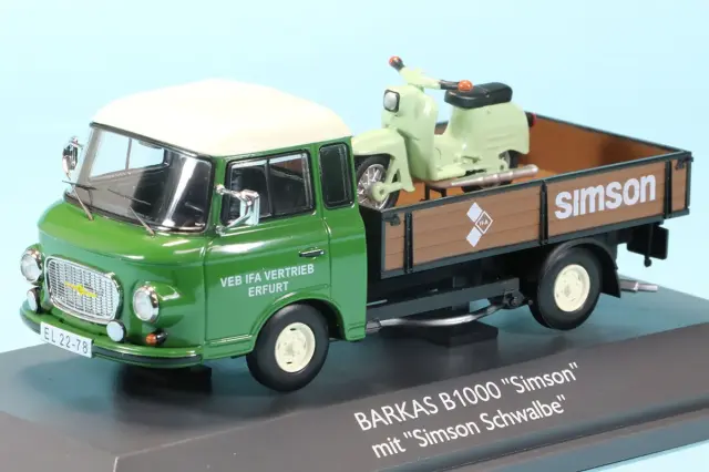 260529 スパーク/シュコー 1/43 バーカス B1000 シムソン・シュワルベ「シムソン・サービス」 450730000
