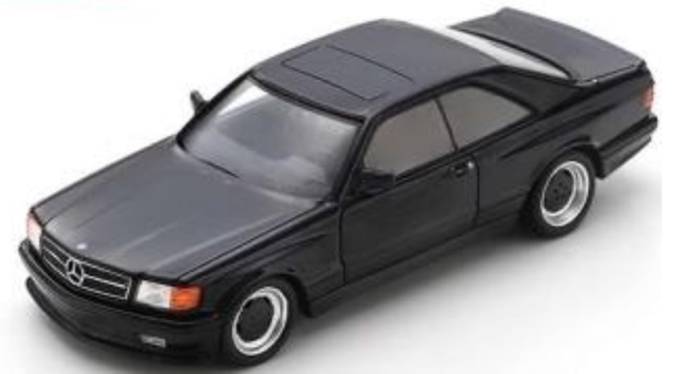 [予約] シュコー 1/43 メルセデスベンツ 560 SEC AMG ワイドボディ 1989 ブラック　450921300