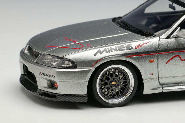 アイドロン1/43マインズ スカイラインGT-RBCNR33ホワイトEM645B 予約] アイドロン 1/43 マインズ スカイライン GT-R (BCNR33