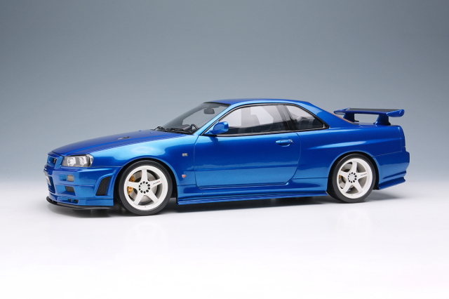 [予約] アイドロン 1/18 ニッサン スカイラインGT-R (BNR34 NISMO S-tune Version) 2004 ベイサイドブルー　EML136