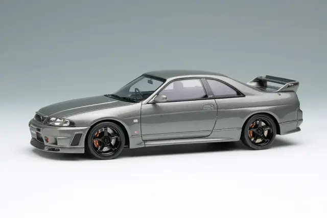 [予約] アイドロン 1/43 ニッサン スカイライン GT-R (NISMO BCNR33 CRS Version) 2022 ダークメタルグレー　EM770
