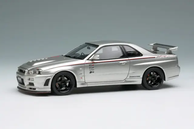 [予約] アイドロン 1/43 ニスモ R34GT-R Z-tune プロトタイプ 東京オートサロン 2001 シルバー　EM791