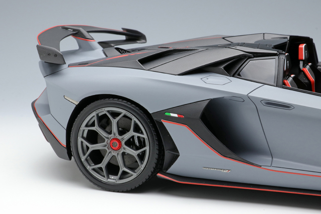 予約 アイドロン 1 18 ランボルギーニ アヴェンタドール Svj 63 ロードスター 19 マットグレー 限定80台 Eml030a