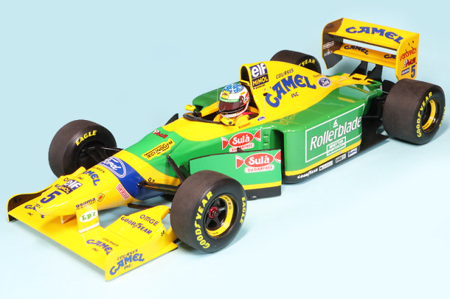 ミニチャンプス 1/18 ベネトン フォード B193 カナダGP 1993 2nd M.シューマッハ デカール加工品　510932505S