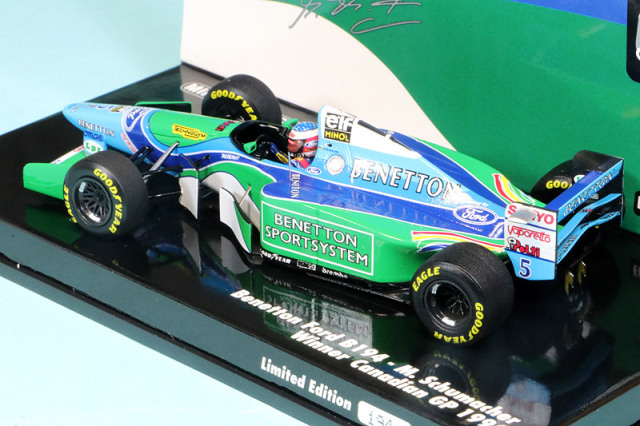 ミニチャンプス 1/43 ベネトン B194 フォード カナダGP 1994 Winner M