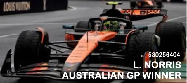 [予約] ミニチャンプス 1/64 マクラーレン MCL39 ランド・ノリス オーストラリアGP 2025  ウィナー　530256404