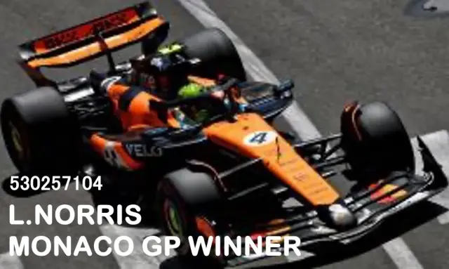 [予約] ミニチャンプス 1/64 マクラーレン MCL39 ランド・ノリス モナコGP 2025 ウィナー　530257104