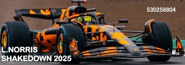 [予約] ミニチャンプス 1/64 マクラーレン F1チーム MCL39 ランド・ノリス 2025 テストバージョン　530258804