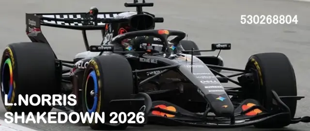 [予約] ミニチャンプス 1/64 マクラーレン マスターカード F1チーム MCL40 ランド・ノリス 2026 テストバージョン　530268804