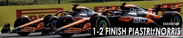[予約] ミニチャンプス 1/43 マクラーレン MCL38 ピアストリ/ノリス ハンガリーGP 2024 1-2 フィニッシュ 2台セット　532248104
