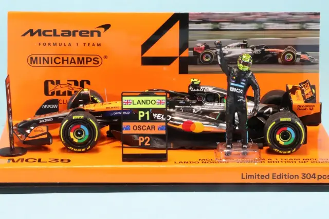 CLDC特注ミニチャンプス 1/43 マクラーレン MCL39 イギリスGP  2025 L.ノリス ウィナー　533255404S