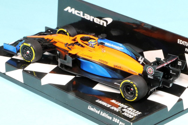 ミニチャンプス 1/43 マクラーレン ルノー MCL35 2020 LAUNCH SPEC L