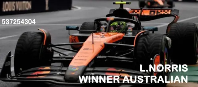 [予約] ミニチャンプス 1/43 マクラーレン MCL39 ランド ノリス オーストラリアGP 2025 ウィナー　537254304