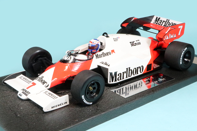 ミニチャンプス 1/18 マクラーレン TAG MP4/2 ポルトガルGP 1984 Winner A.プロスト デカール加工品　537841807S