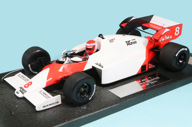 ミニチャンプス 1/18 マクラーレン TAG MP4/2 ポルトガルGP 1984 ワールドチャンピオン N.ラウダ　537841808