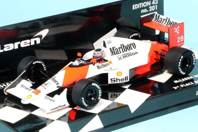 [予約] ミニチャンプス 1/43 マクラーレン ホンダ MP4/5B ブラジルGP 1990 2nd G.ベルガー デカール加工品　537904328S
