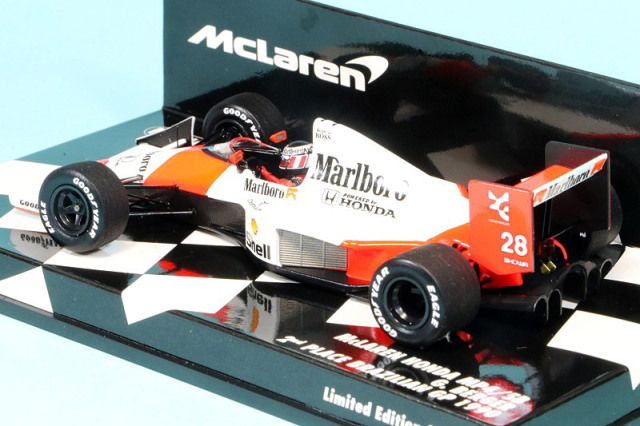 ミニチャンプス 1/43 マクラーレン ホンダ MP4/5B ブラジルGP